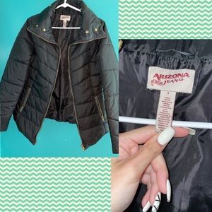 Arizona Jean coat. Black. Barely worn. Size small